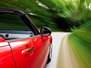 car driving by