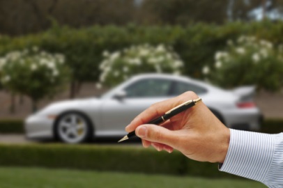 car signing documents