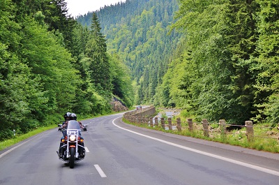 motorcycle on the road