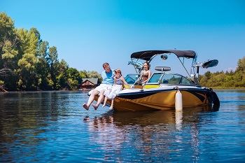 Family Out On The Water