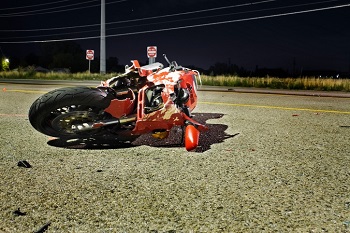 Wrecked Motorcycle